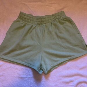 Women's Mint Green Shorts